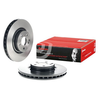 Brembo® - UV Coated Series Plain Vented Front Brake Rotor