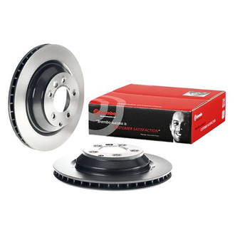 Brembo® - UV Coated Series Plain Vented Rear Brake Rotor