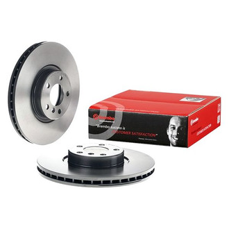 Brembo® - UV Coated Series Plain Vented Front Brake Rotor