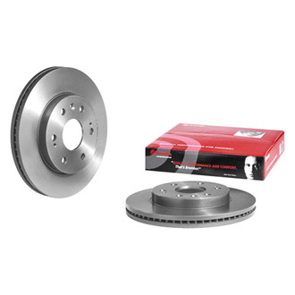 Brembo® - UV Coated Series Plain Vented Front Brake Rotor