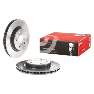 Brembo® - UV Coated Series Plain Vented Front Brake Rotor