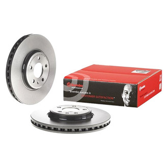 Brembo® - UV Coated Series Plain Vented Front Brake Rotor
