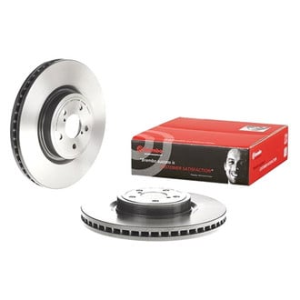 Brembo® - UV Coated Series Plain Vented Front Brake Rotor
