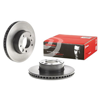 Brembo® - OE Replacement Plain Vented Front Brake Rotor