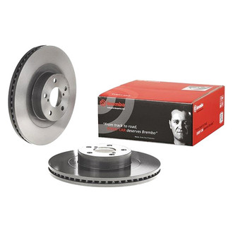 Brembo® - UV Coated Series Plain Vented Front Brake Rotor