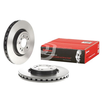 Brembo® - UV Coated Series Plain Vented Front Brake Rotor