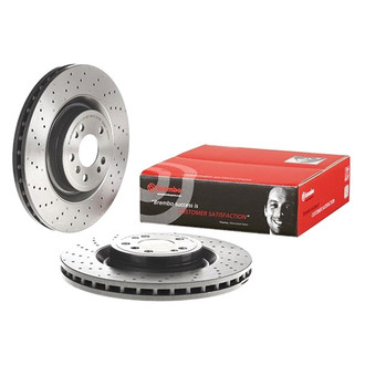 Brembo® - UV Coated Series Drilled Vented Front Brake Rotor