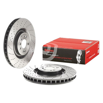 Brembo® - UV Coated Series Drilled Vented Front Brake Rotor