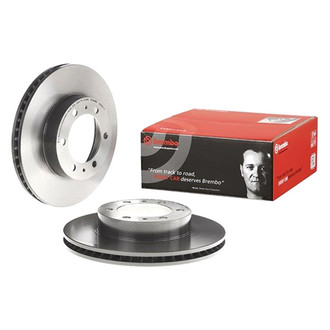 Brembo® - UV Coated Series Plain Vented Front Brake Rotor