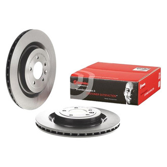 Brembo® - UV Coated Series Plain Vented Rear Brake Rotor