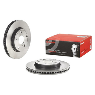 Brembo® - UV Coated Series Plain Vented Front Brake Rotor
