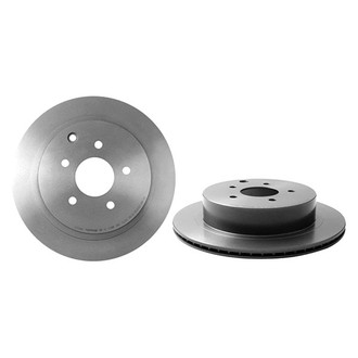 Brembo® - UV Coated Series Plain Vented Rear Brake Rotor