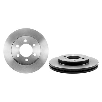 Brembo® - UV Coated Series Plain Vented Front Brake Rotor