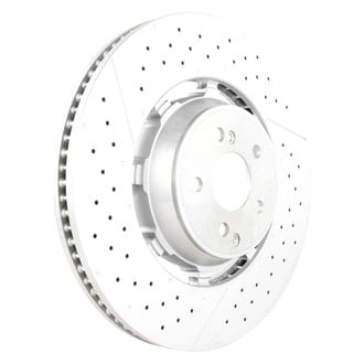 Brembo® - PRIME Dual Cast Drilled and Slotted Vented Front Brake Rotor