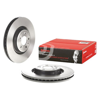 Brembo® - UV Coated Series Plain Vented Front Brake Rotor