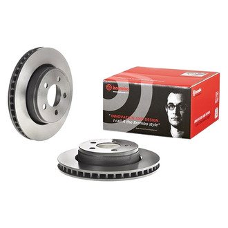 Brembo® - UV Coated Series Plain Vented Front Brake Rotor