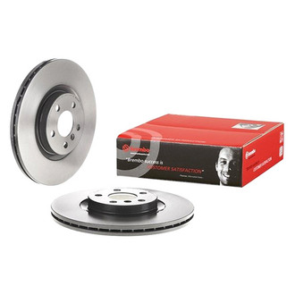 Brembo® - UV Coated Series Plain Vented Front Brake Rotor