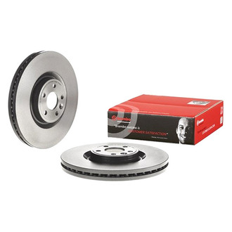 Brembo® - UV Coated Series Plain Vented Front Brake Rotor