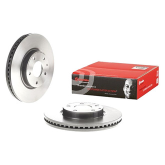 Brembo® - UV Coated Series Plain Vented Front Brake Rotor