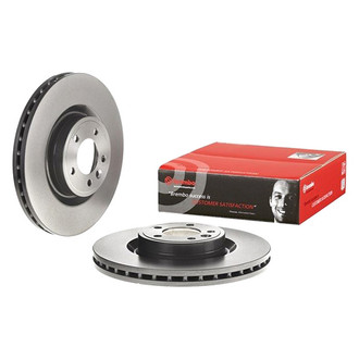 Brembo® - UV Coated Series Plain Vented Front Brake Rotor