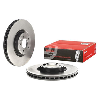 Brembo® - UV Coated Series Plain Vented Front Brake Rotor