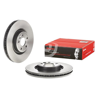 Brembo® - UV Coated Series Plain Vented Front Brake Rotor