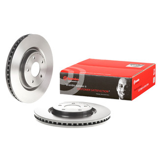 Brembo® - UV Coated Plain Vented Brake Rotor