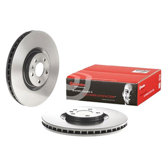 Brembo® - UV Coated Plain Vented Front Brake Rotor