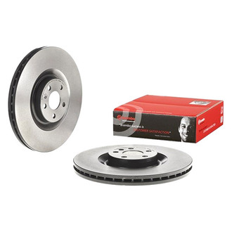Brembo® - UV Coated Series Plain Vented Front Brake Rotor