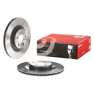 Brembo® - UV Coated Series Plain Vented Rear Brake Rotor