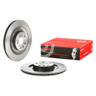 Brembo® - UV Coated Series Plain Vented Rear Brake Rotor