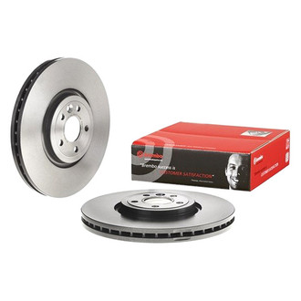 Brembo® - UV Coated Plain Vented Brake Rotor