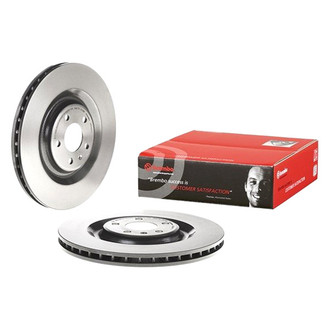 Brembo® - UV Coated Series Plain Vented Rear Brake Rotor