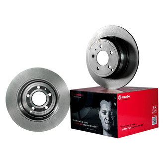 Brembo® - UV Coated Plain Vented Rear Brake Rotor