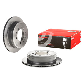 Brembo® - UV Coated Series Plain Vented Rear Brake Rotor