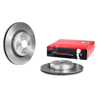 Brembo® - UV Coated Series Plain Vented Rear Brake Rotor