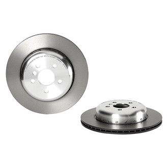 Brembo® - UV Coated Series Plain Vented Rear Passenger Side Brake Rotor