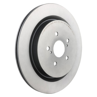 Brembo® - UV Coated Plain Vented Rear Brake Rotor