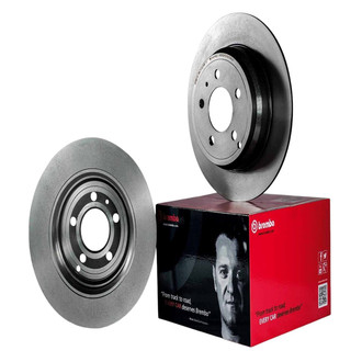 Brembo® - OE Replacement Plain Vented Rear Brake Rotor
