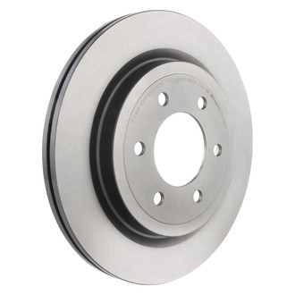 Brembo® - UV Coated Plain Vented Rear Brake Rotor