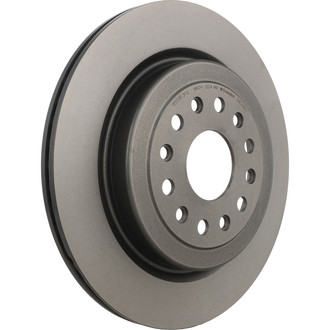 Brembo® - UV Coated Plain Vented Rear Brake Rotor