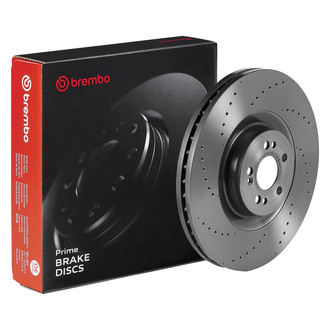 Brembo® - UV Coated Drilled Vented Front Brake Rotor