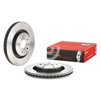 Brembo® - UV Coated Plain Vented Front Brake Rotor