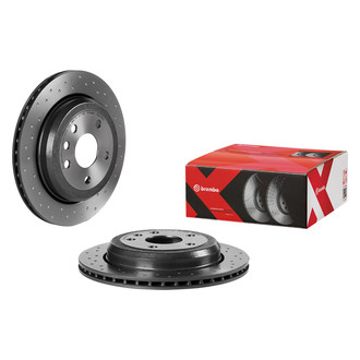 Brembo® 09.N235.2X - Premium Xtra 1-Piece Rear Brake Rotor