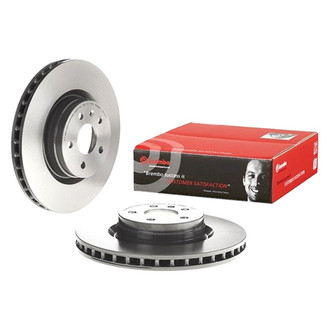 Brembo® - UV Coated Series Plain Vented Front Brake Rotor
