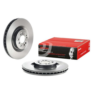 Brembo® - UV Coated Series Plain Vented Front Brake Rotor