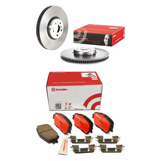Brembo® - 2-Pc UV Coated Series Brake Rotor Kit