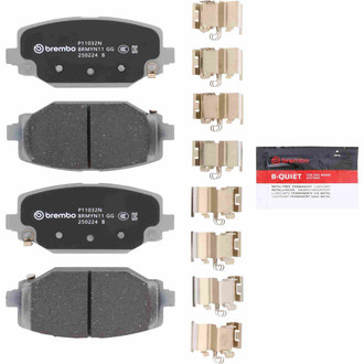 Brembo® - Premium Ceramic Rear Disc Brake Pads