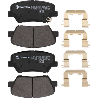 Brembo® - Premium Low-Met OE Equivalent Low-Metallic Front Brake Pads