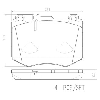 Brembo® - Premium Ceramic Disc Brake Pads
